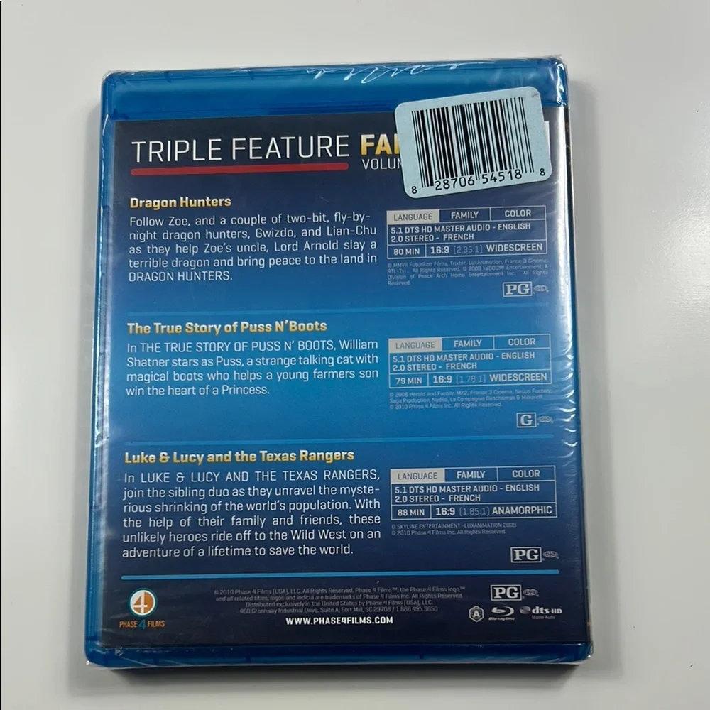 Blu-ray Triple Feature Family Volume 2 - Blue Case